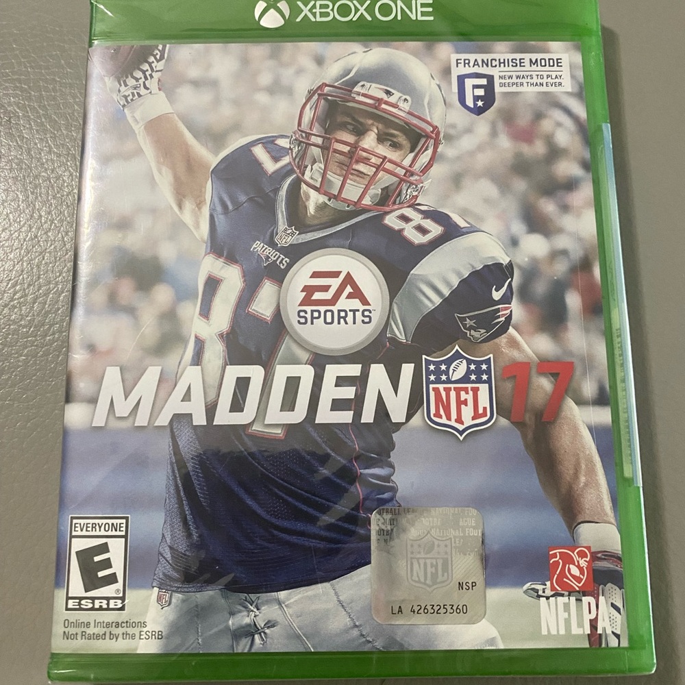 Madden NFL 17 for Xbox One video game sealed